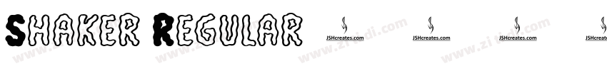 Shaker Regular字体转换